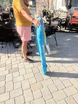 Margaritaville Beach Umbrella – Large Blue Canopy – $12 FIRM