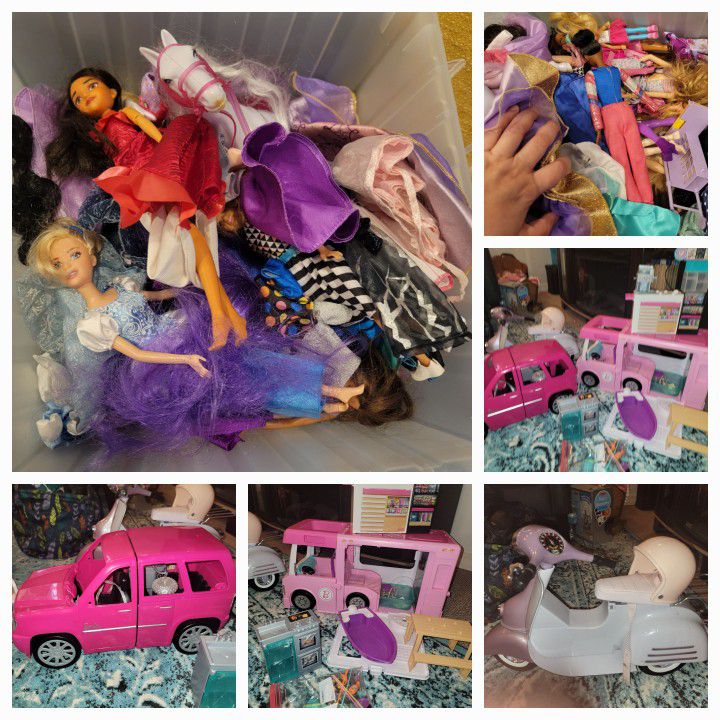 Barbies, Barbie Car, Dream Camper