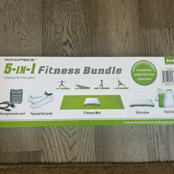 5-in-1 Fitness Bundle for Nintendo Wii Fit travel bag mat battery pack