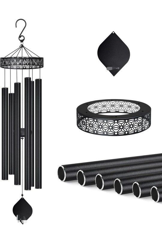  Large Wind Chimes for Outside Deep Tone, 50" WindChimes Outdoors