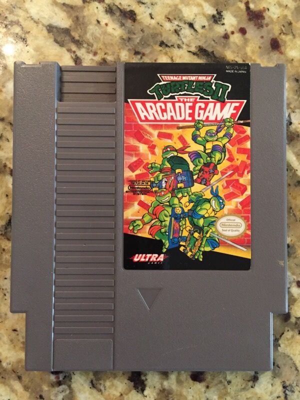 Nintendo NES Teenage Mutant Ninja Turtles 2: The Arcade Game