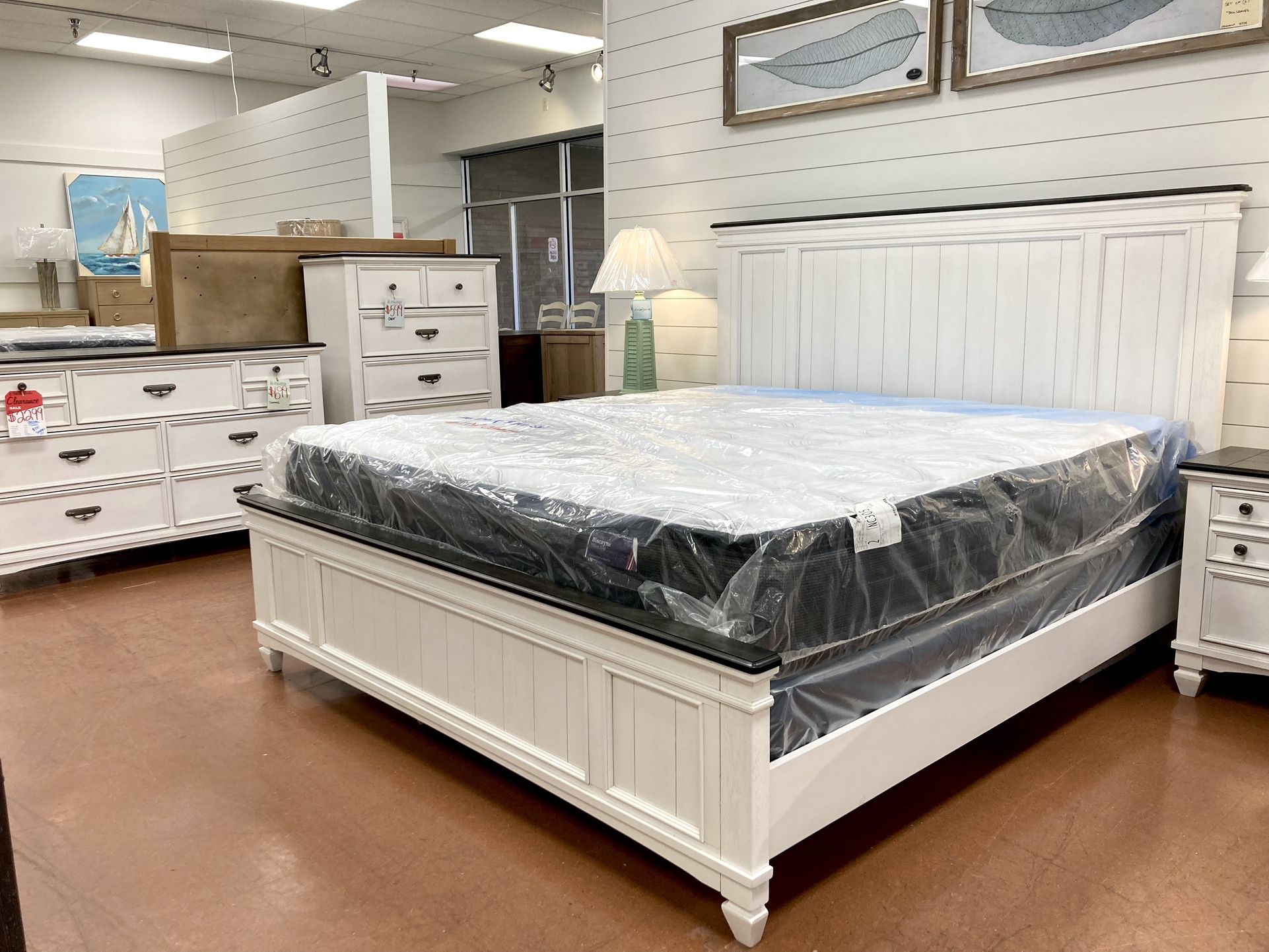 New 6 Piece King Bedroom — SPECIAL