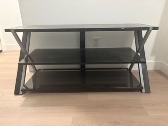 Glass TV stand 3 Tier