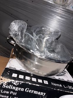 Solingen Germany Stainless Steel Low Pot L-30