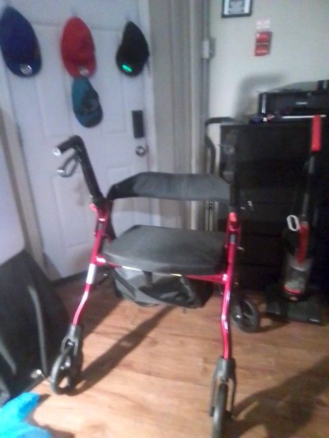 Walker With Seat And Storage