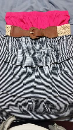 Strapless summer dress