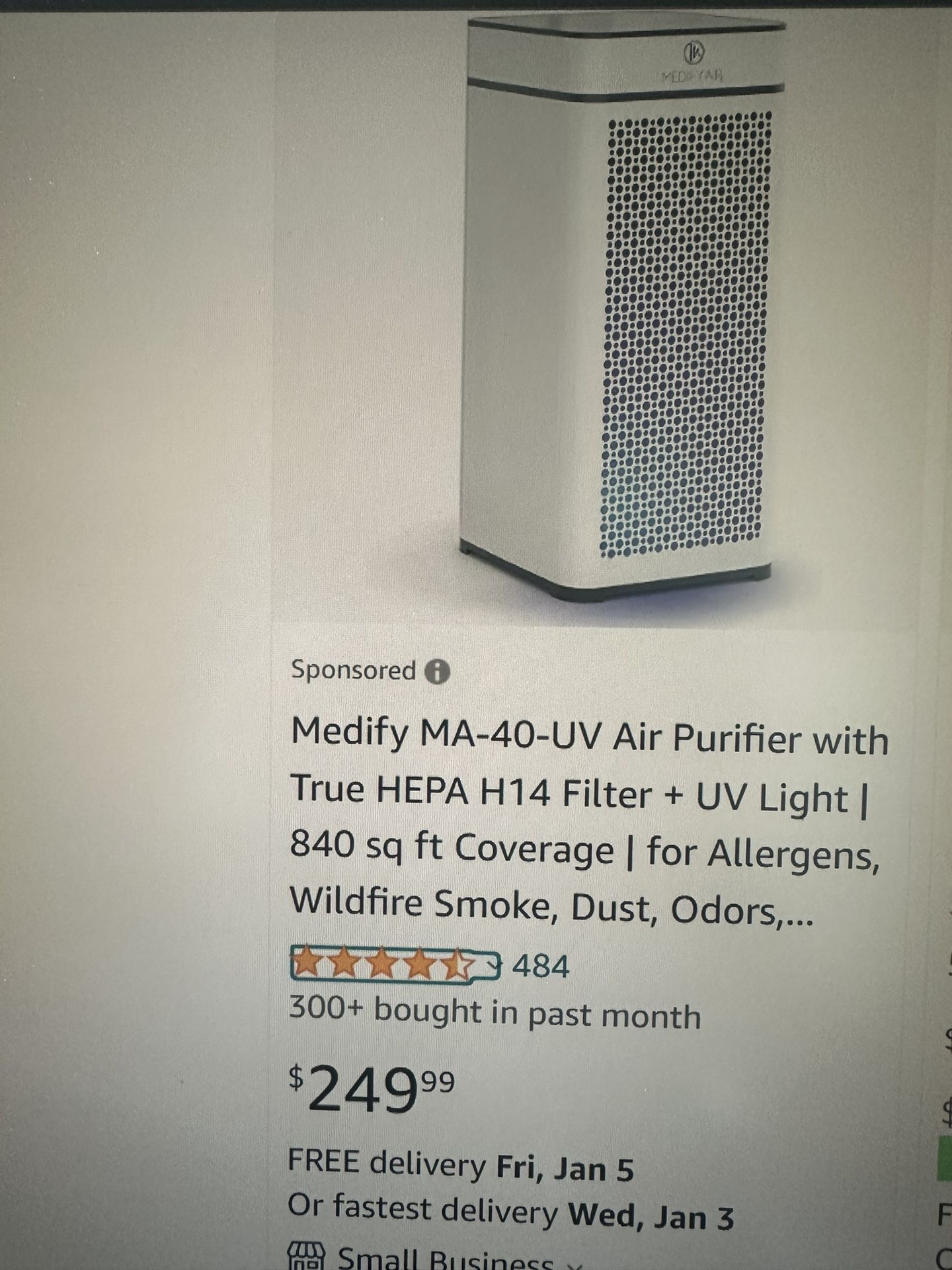 Modify Ma-40 Uv Purifier With True Hepa H14 Filter