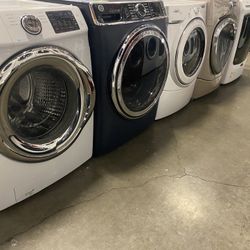 WASHING MACHINES WASHERS FRONT LOADS WORKS LIKE NEW ONES FREE ATTACHMENTS WARRANTY READ LG CE MAYTAG KENMORE ETC.