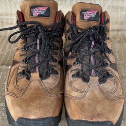 Red Wing Steel-Toed Work Boots (Size 9.5)