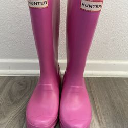 Hunter Boots Pink Us 1 Kids 