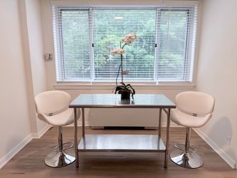 Modern Bar Height Table and Stools