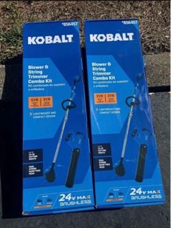 Brand New Kobalt weed eater blower 24 v combo