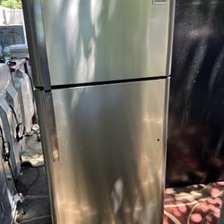 Frigidaire Stainless Steel Top Freezer Fridge 