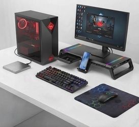HP Omen Obelisk Full Gaming PC Setup Intel i7 16GB RAM 256GB SSD + 1TB Nvidia GTX 1060 Desktop Tower