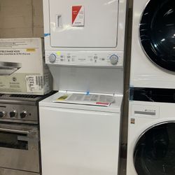 FRIGIDAIRE STACKABLE WASHER AND ELECTRIC DRYER 