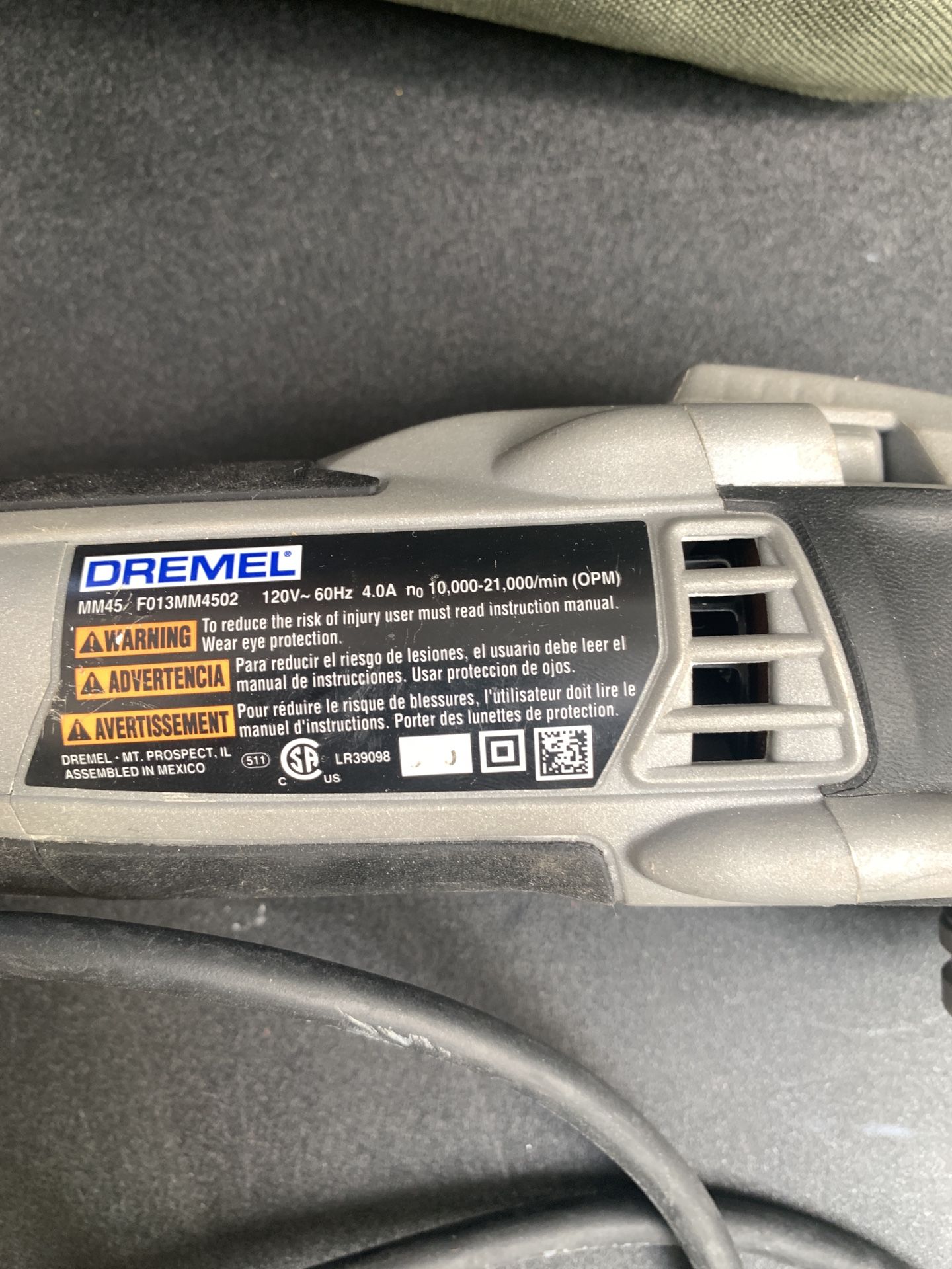 Dremel MM45-DR-RT Multi-Max 3 Amp Corded Oscillating Tool