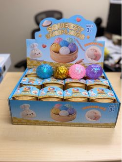 Mini glitter Orbi dumplings