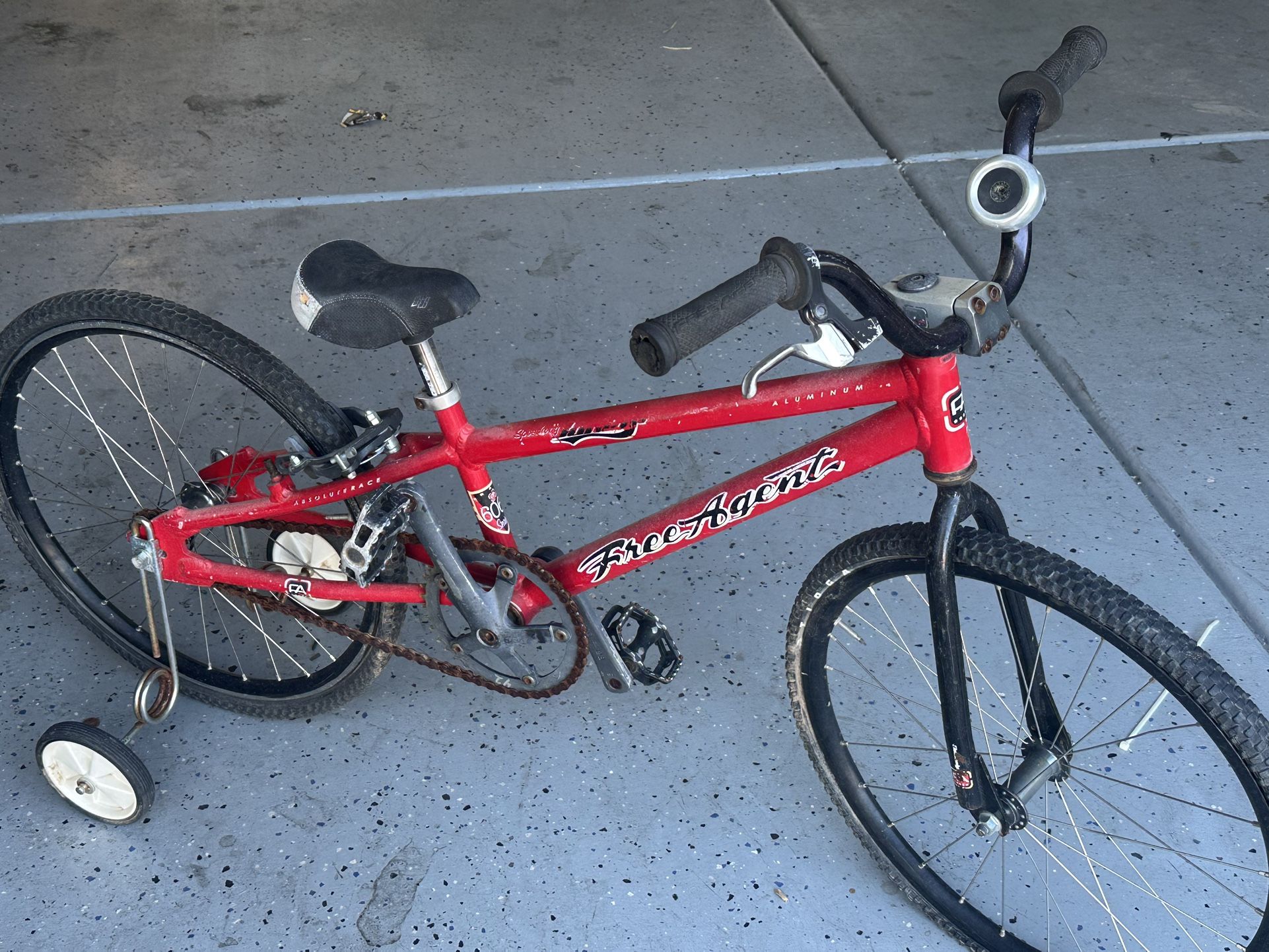 Free Agent Mini Bmx Race Back (READ DESCRIPTION)