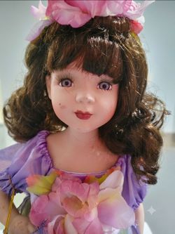 Porcelain vintage Doll