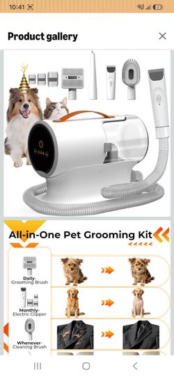 Dog Grooming Vacuum Kit