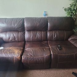 Real Leather Sofas