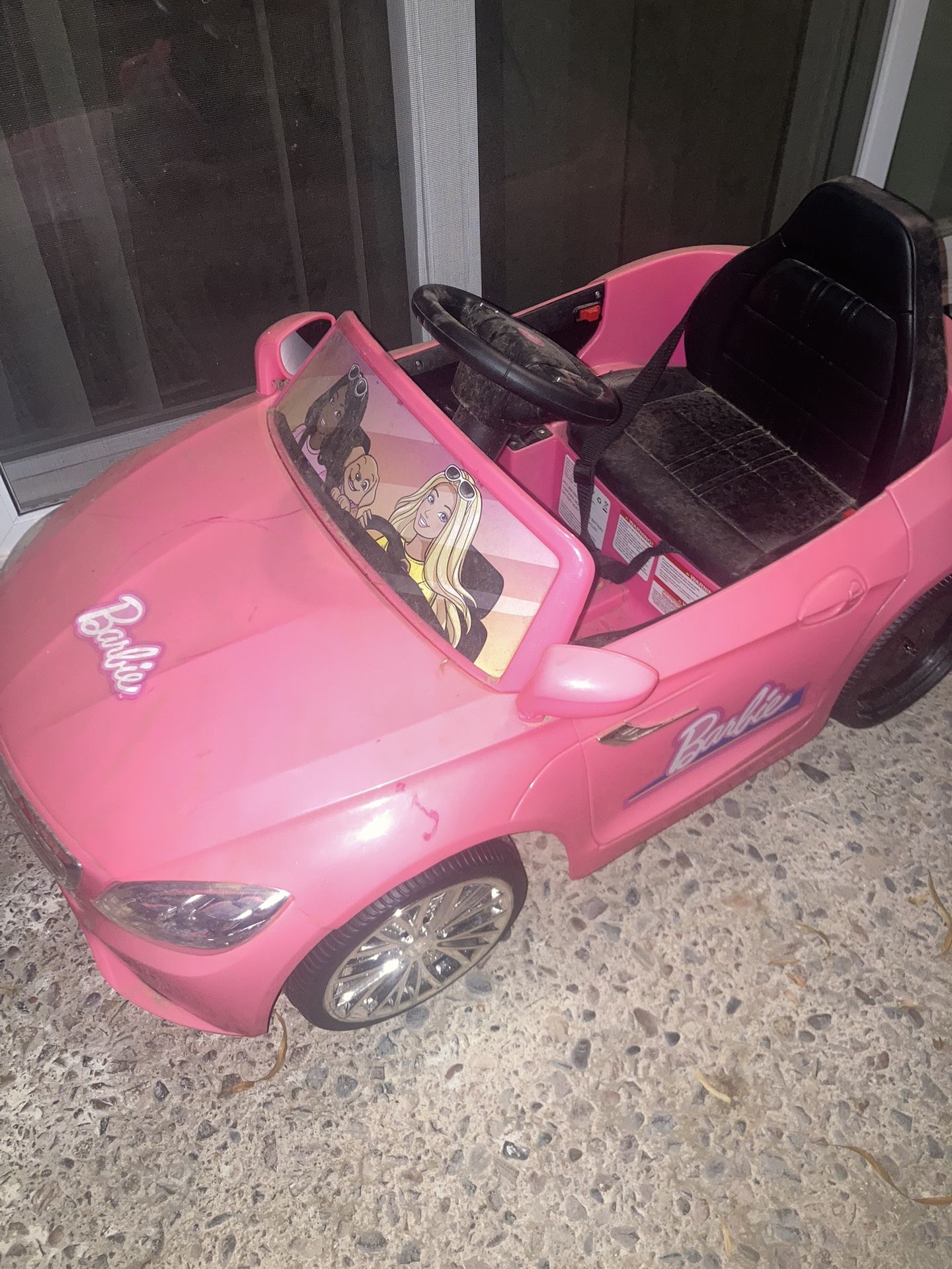 Pink Barbie Car Toddler