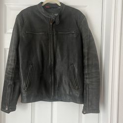 Street And Steel Leather Riding Jacket, Small