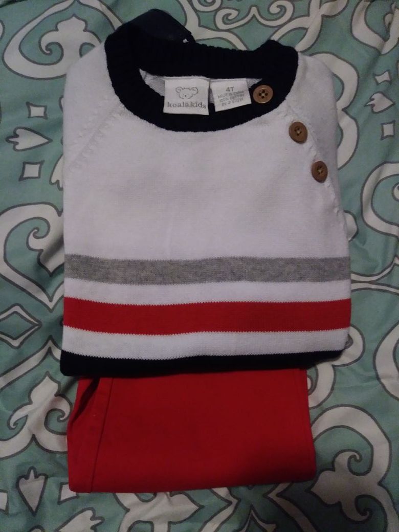 Boys 4T outfit NEW