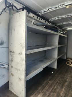 VAN  METAL TOOL SHELVES