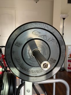 260lb Stealth Black Olympic  Bumper Weights