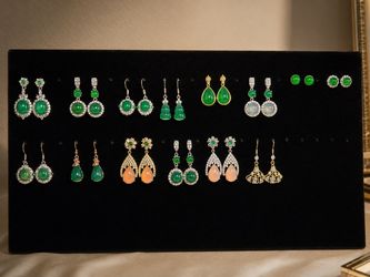 Natural Gemstone Earrings