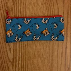 Sonic Themed Pencil Case