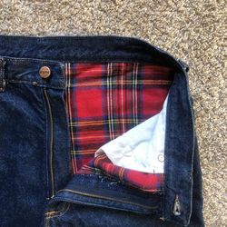 LANDS END Square Rigger Straight Fit Jeans Men's SIZE W32 X L29 -Dark Wash  EUC