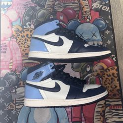 Jordan 1 Retro High OG Obsidian/University Blue.