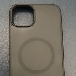 iPhone 14/15 Plus Magnetic Matte Black Phone Case