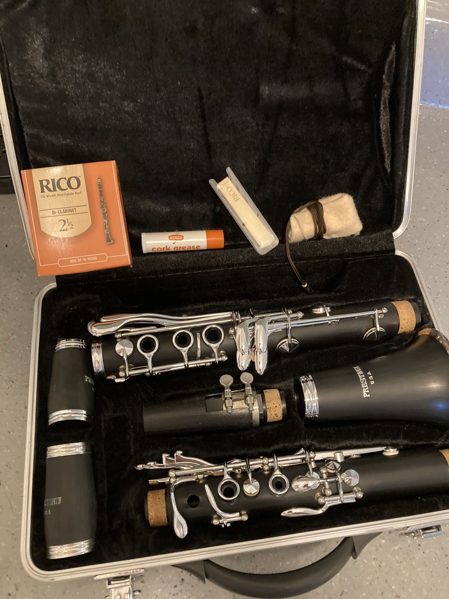 Clarinet in like new condition in a nice case. $65