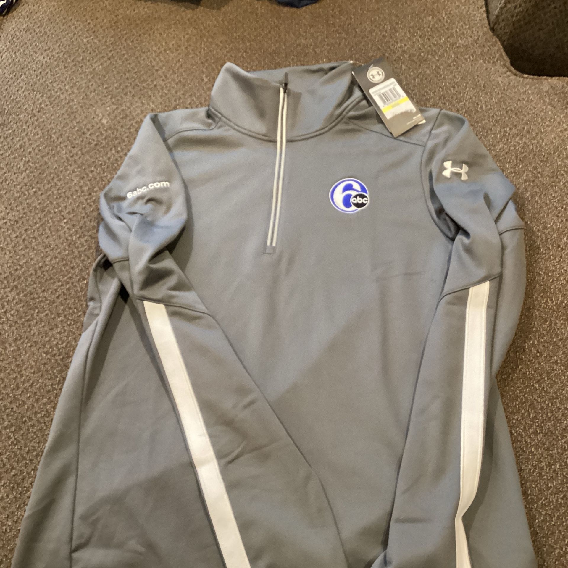 ABC Channel 6 Philadelphia Under Armour Quarter Zip Womens M New With Tags