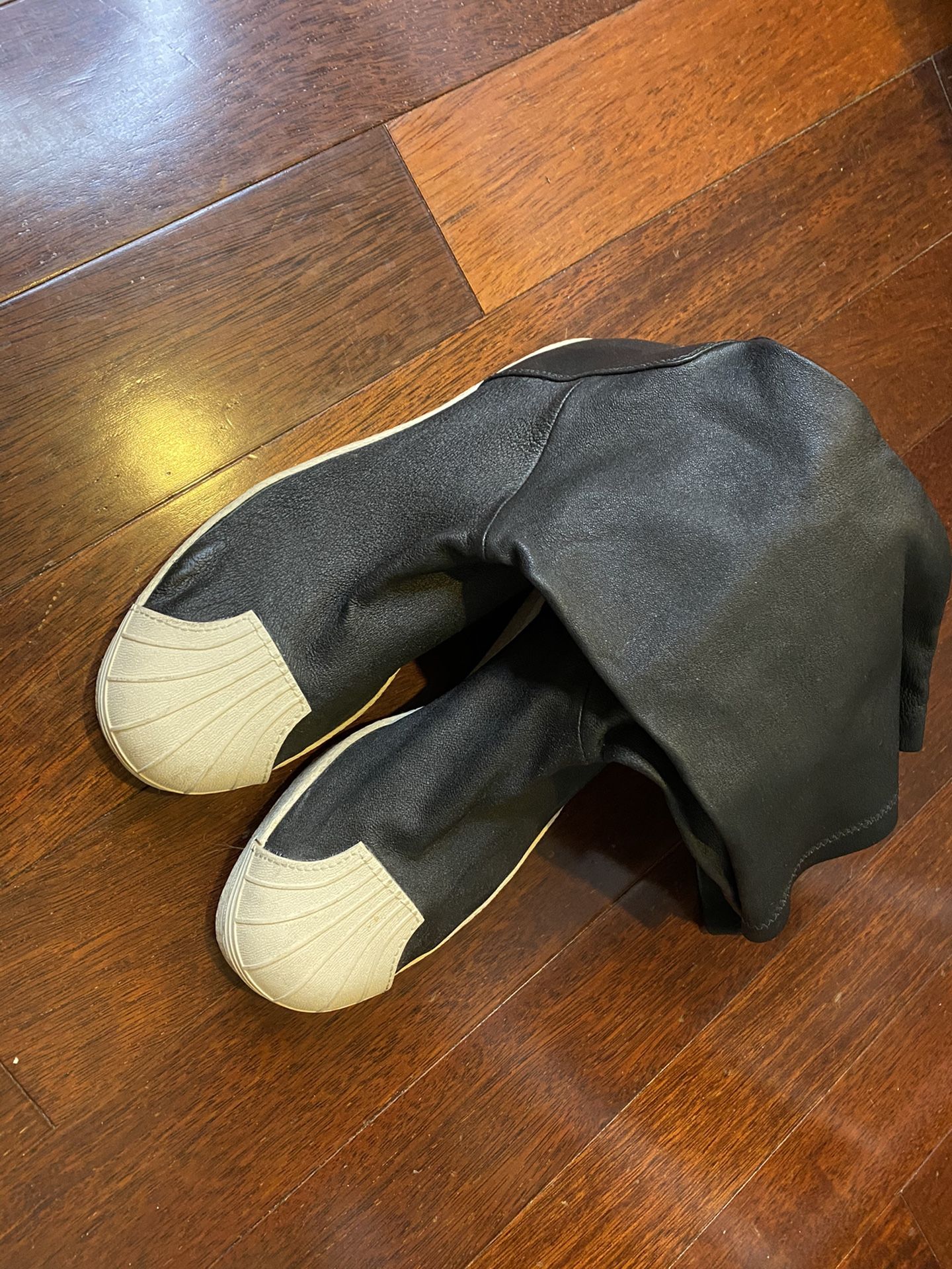 Rick Owens x Adidas leather sock boots sneakers women Size 7/37/37.5