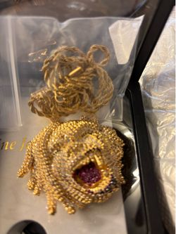 MONSTER MEDALLION and chain