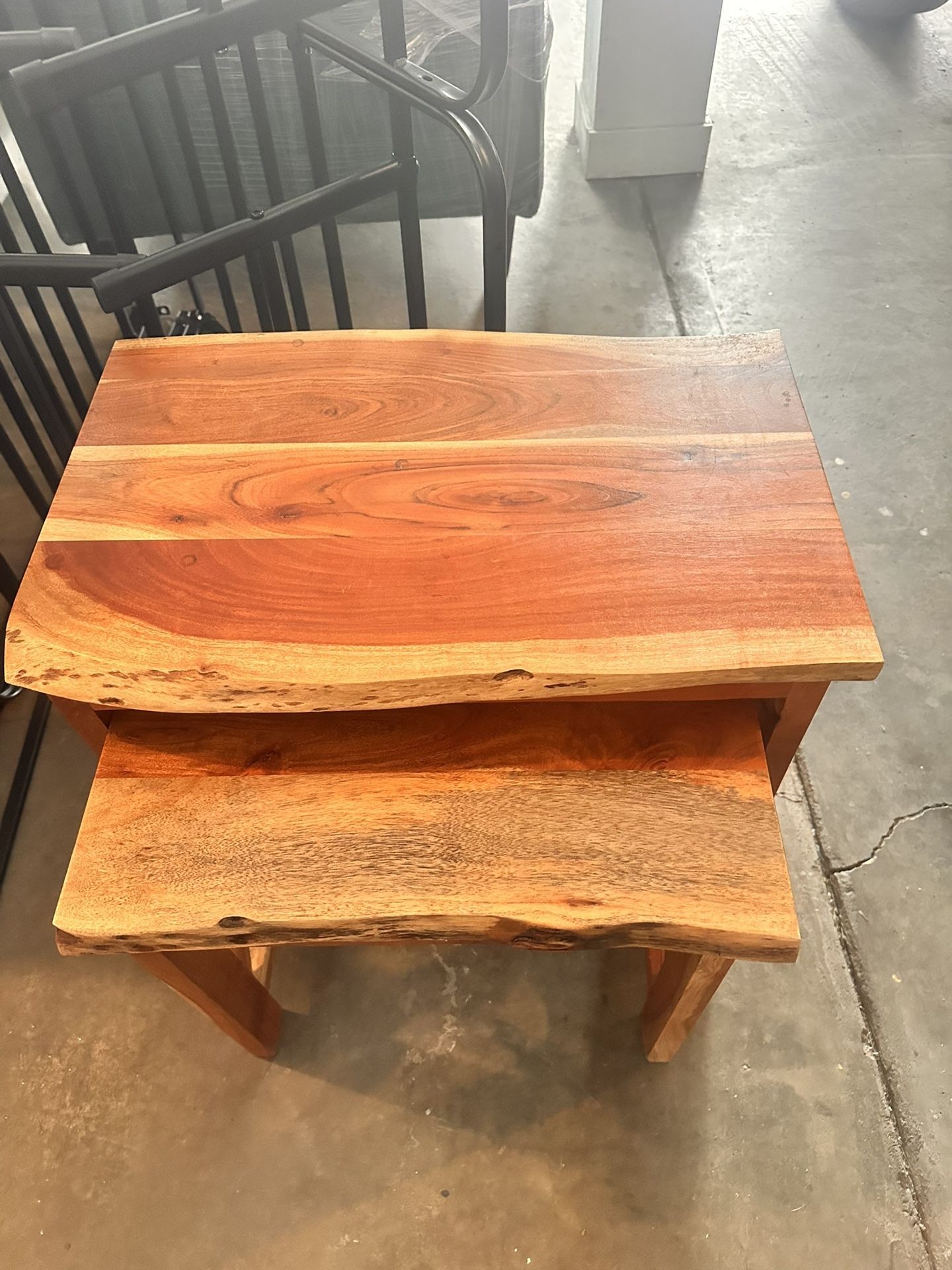 Live Edge End Tables