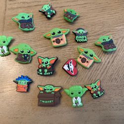 Baby Yoda (Grogu) Croc Charms
