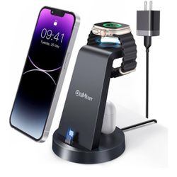 Brand: DUMTERR Charging Station for Multiple Devices,3 in 1 Fast Charging Station Dock for iPhone Series 14 Pro Max/13/12/11/X/8 Plus,for Airpods,DUMT