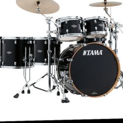RARE ONE OF A KIND Tama 6 Piece Maple Drum Kit With Tons Of Extras!