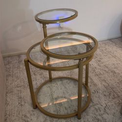 4 Tier Glass Coffee Table 