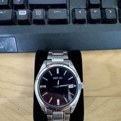 Seiko Conceptual Quartz Stainless Steel Watch Bracelet Men's Dress Watch 40.2mm  Reference SUR309P1