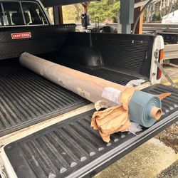 Felt , Brand new roll of blue felt