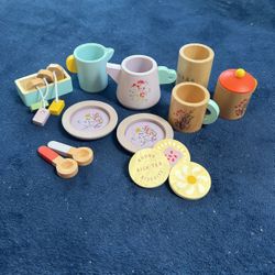 Wooden Tea Party Set