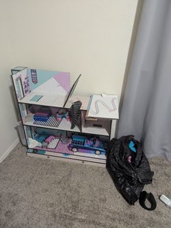 Lol Dollhouse And Bunny Doll House