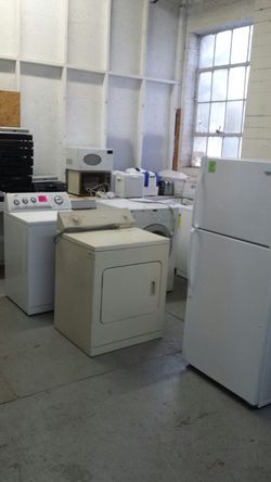 All Refrigerator/Washer/Dryer/Electric Stove On Sale 50% Off Retail..