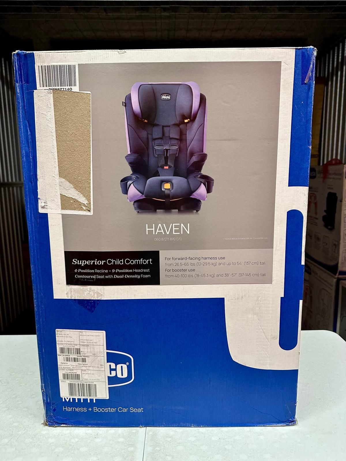 Chicco MyFit Harness + Booster Car Seat 2-in-1 Forward Facing Haven